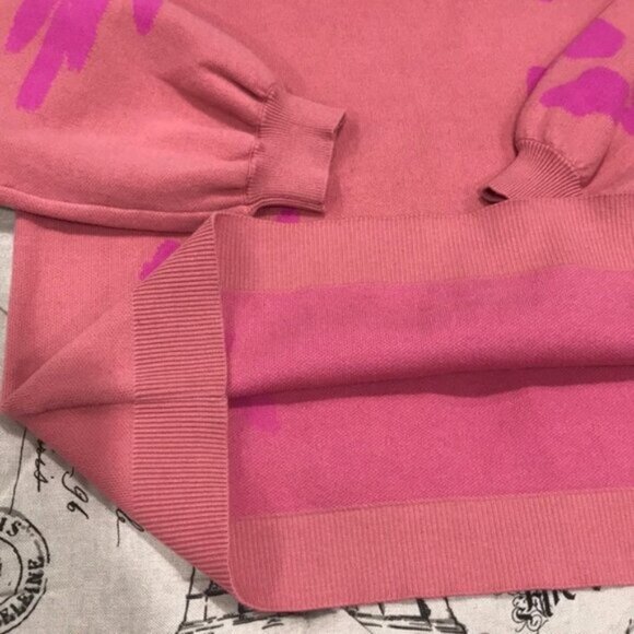 14th  Union Floral Jacquard Knit Sweater - Picture 4 of 5